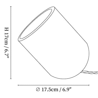 Viora - Travertine Stone Table Lamp