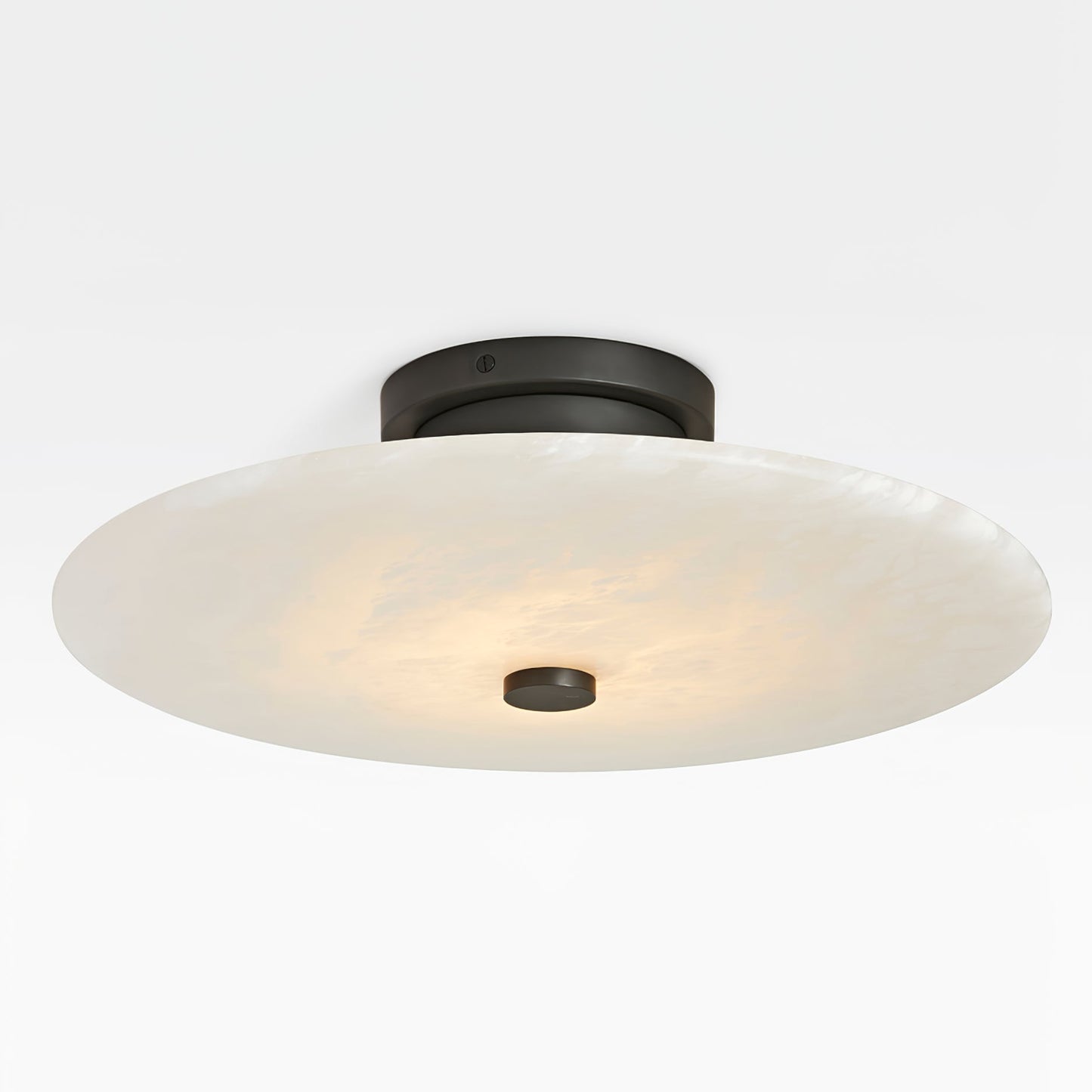 Sylva - Alabaster Semi-Flush Ceiling Light