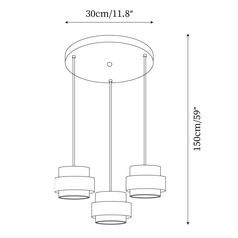 Sorra - Travertine Wood Pendant Light