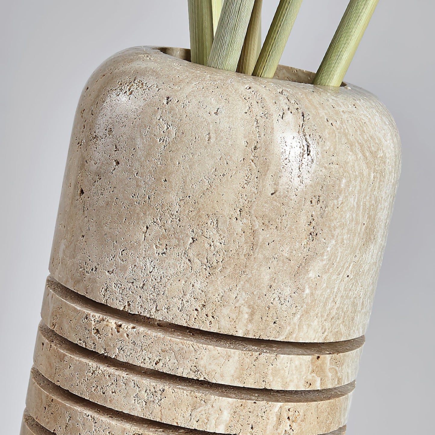 Travano – Travertine Stone Floor Lamp