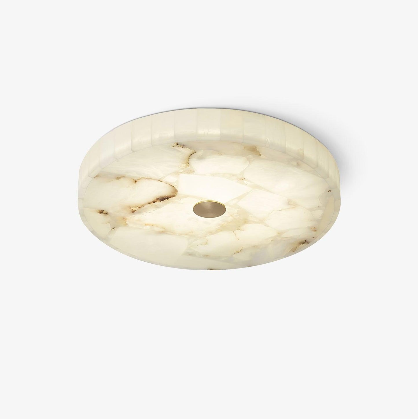 Vellora - Alabaster Flush Ceiling Light