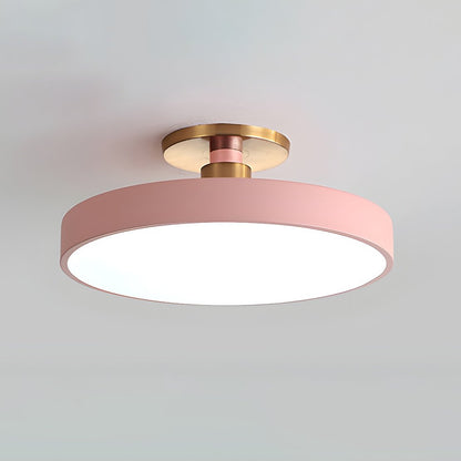 Zenvia – Aluminium Semi Flush Ceiling Light