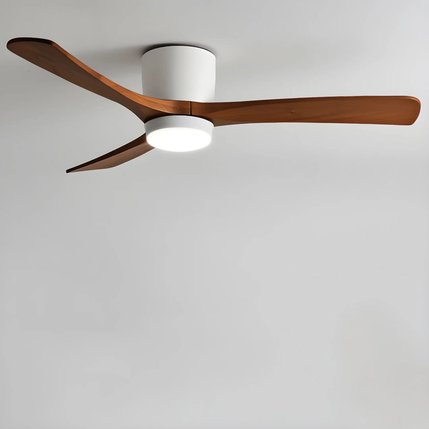Sylvara – Nordic Wooden Ceiling Fan Light