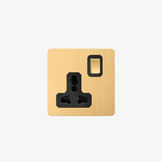 Solene One - 1 Gang Universal Socket Wall Switch