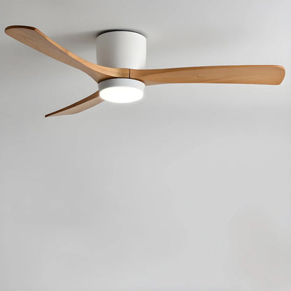 Sylvara – Nordic Wooden Ceiling Fan Light