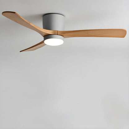 Sylvara – Nordic Wooden Ceiling Fan Light