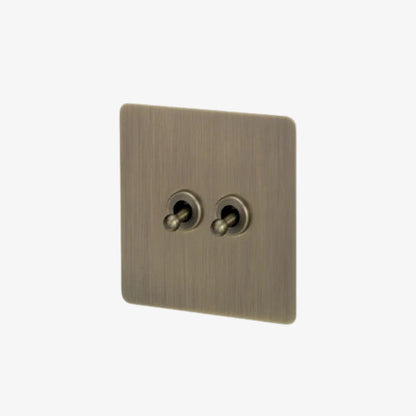 Velaris Two - 2 Gang Wall Switch (2 Way)