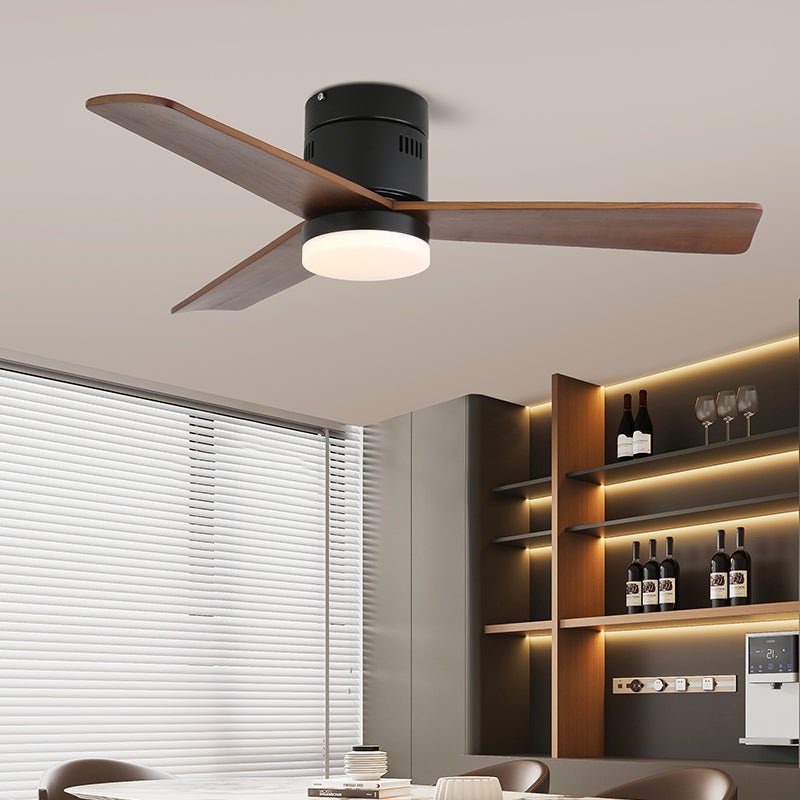 Zephyr – Nordic Wooden Ceiling Fan Light
