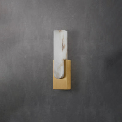 Althaea - Alabaster Wall Light