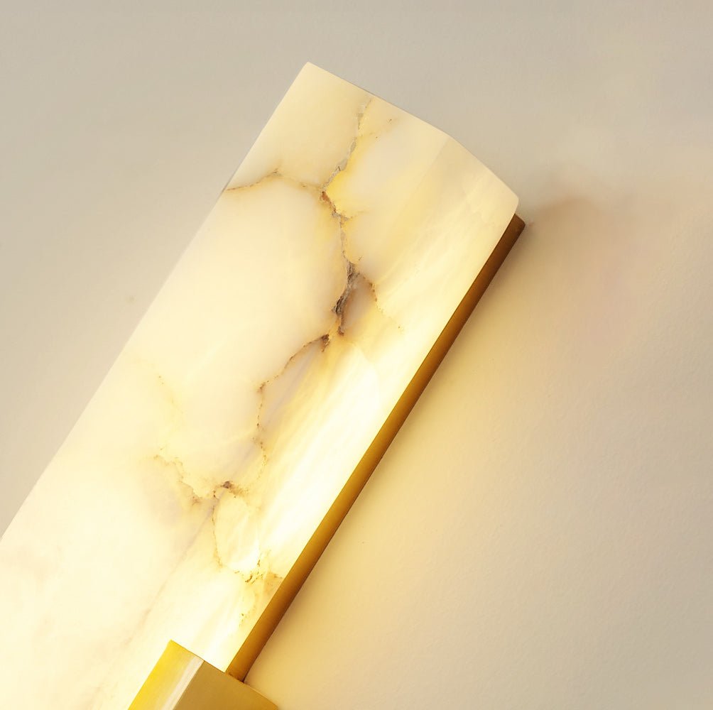 Althaea - Alabaster Wall Light