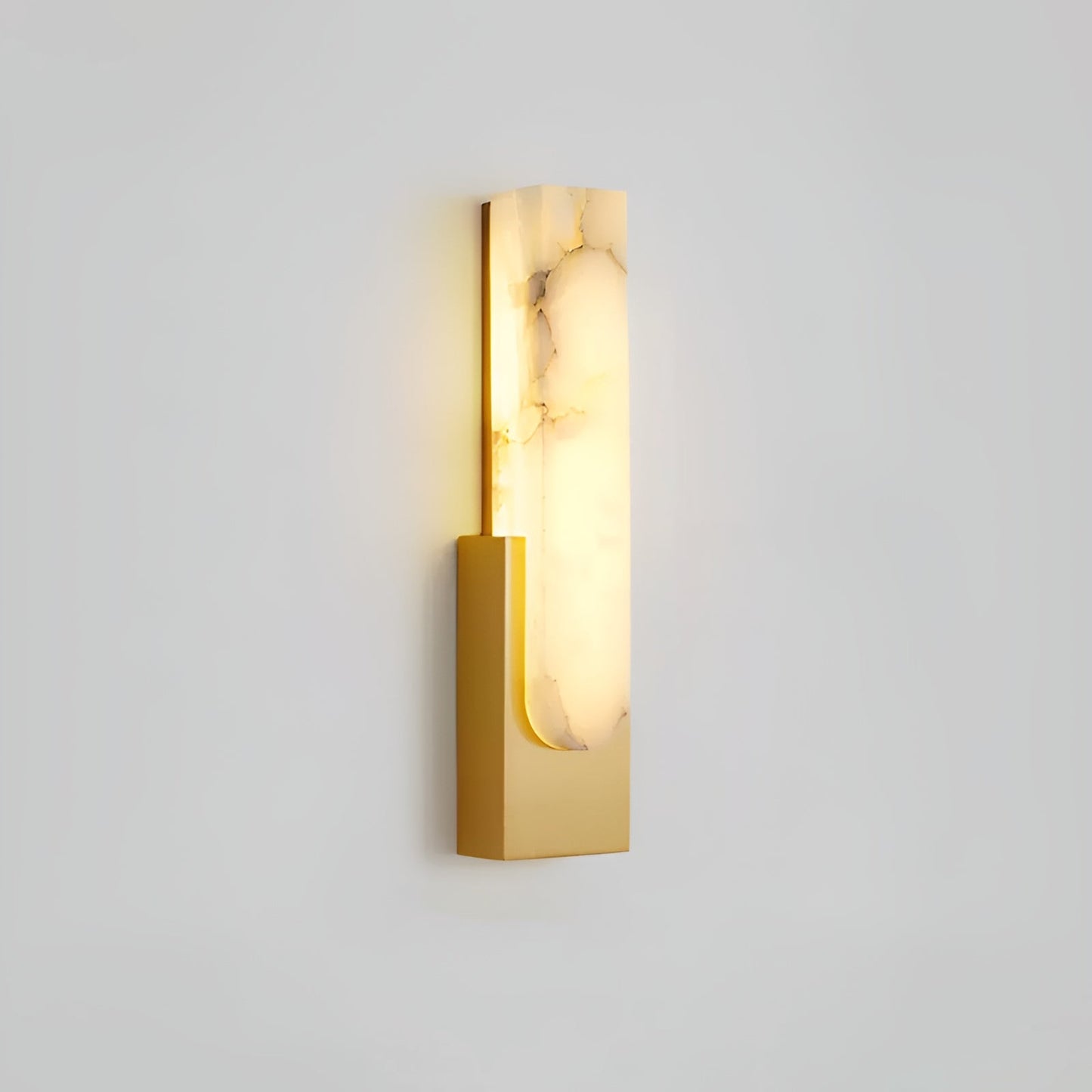 Althaea - Alabaster Wall Light