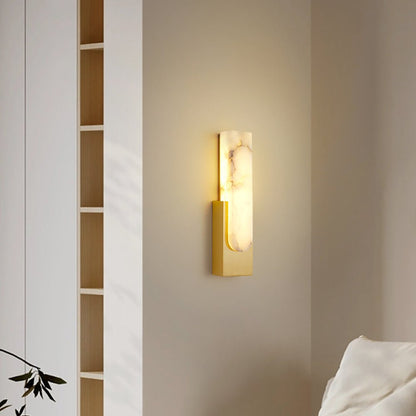 Althaea - Alabaster Wall Light