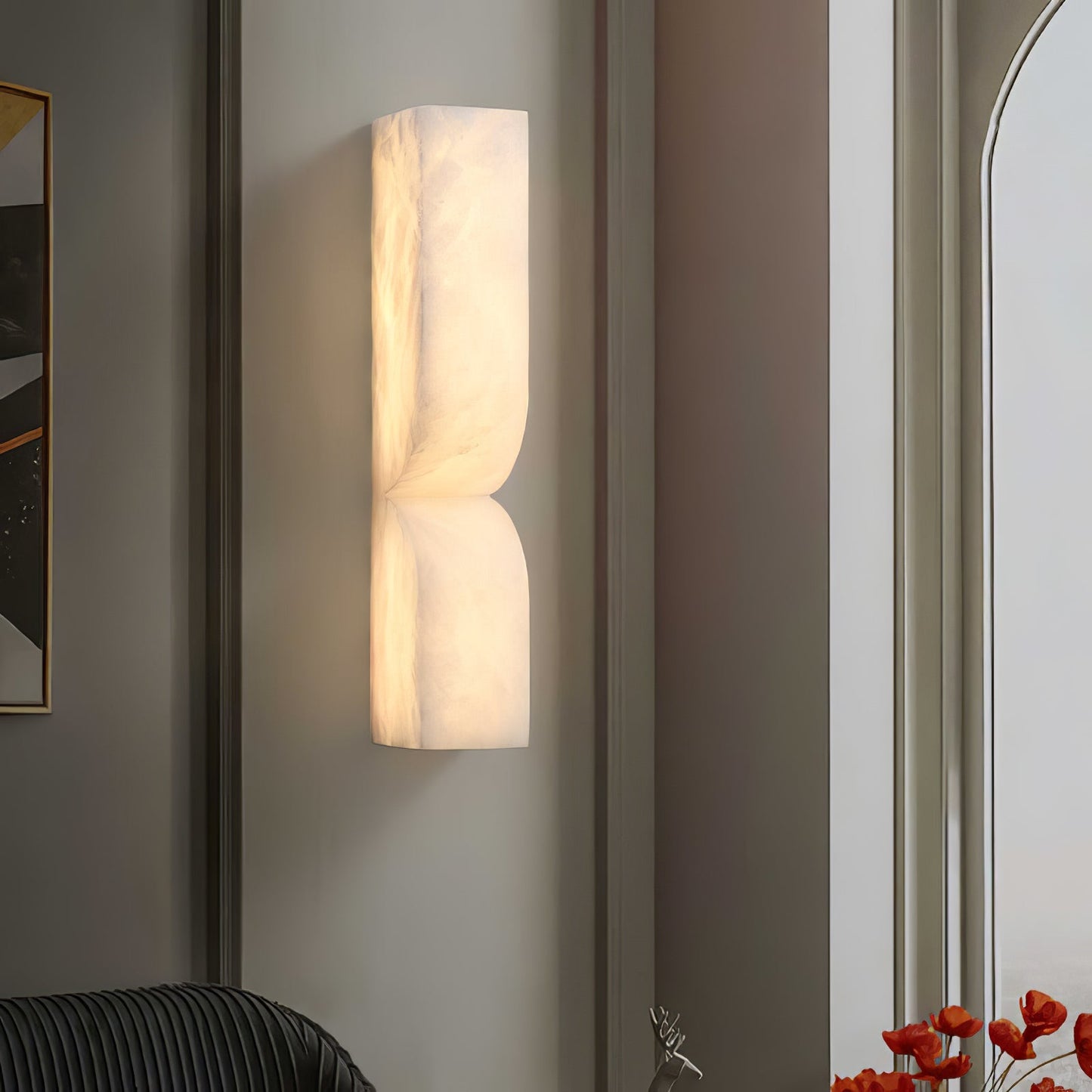 Cassia – Alabaster Design Wall Sconce