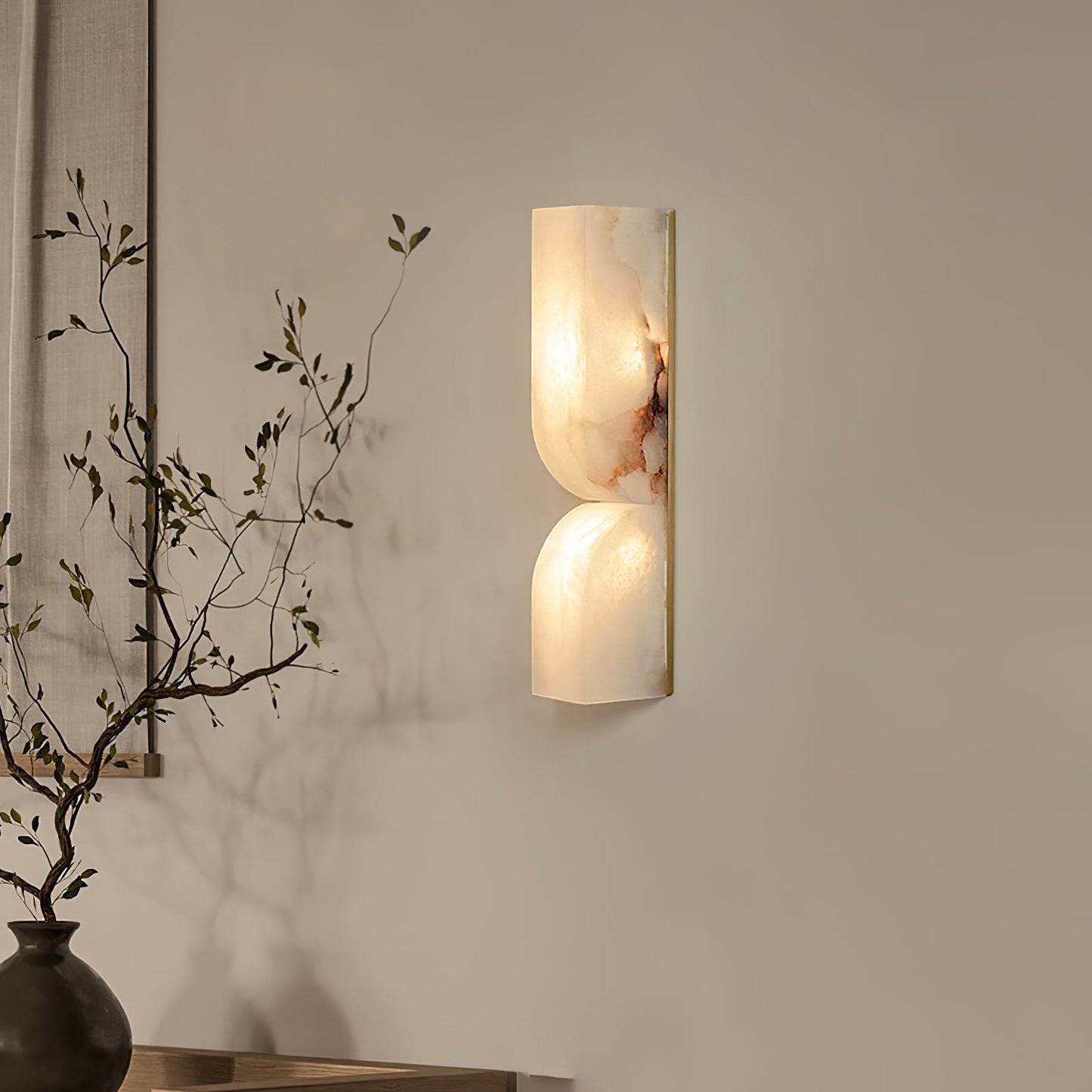 Cassia – Alabaster Design Wall Sconce