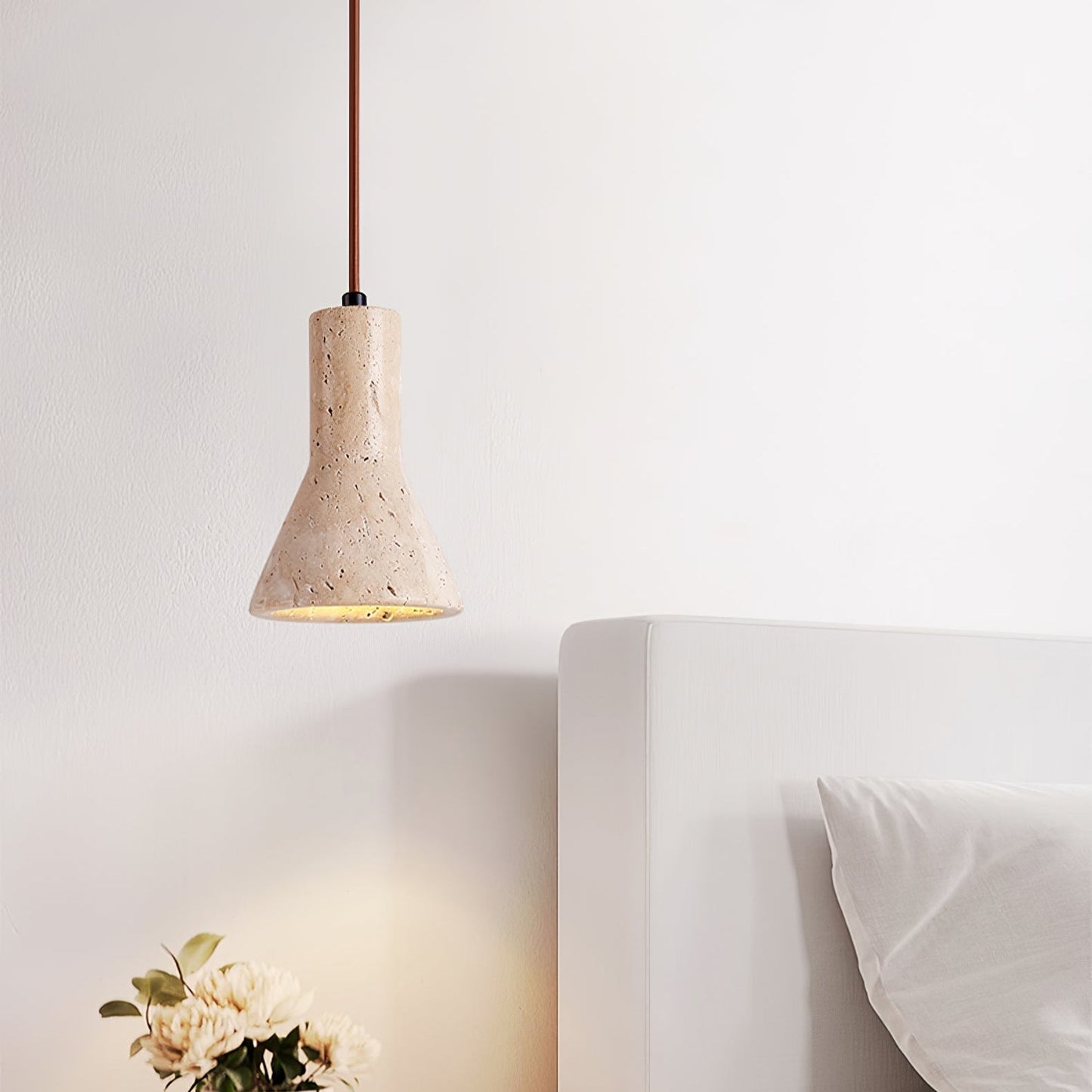 Zeryn - Travertine Stone Pendant Light