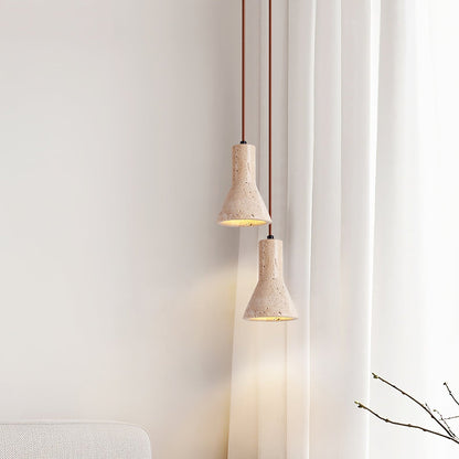 Zeryn - Travertine Stone Pendant Light
