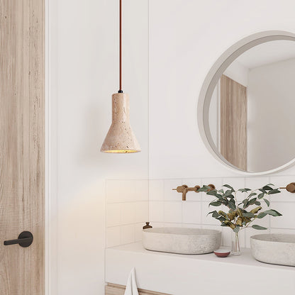 Zeryn - Travertine Stone Pendant Light