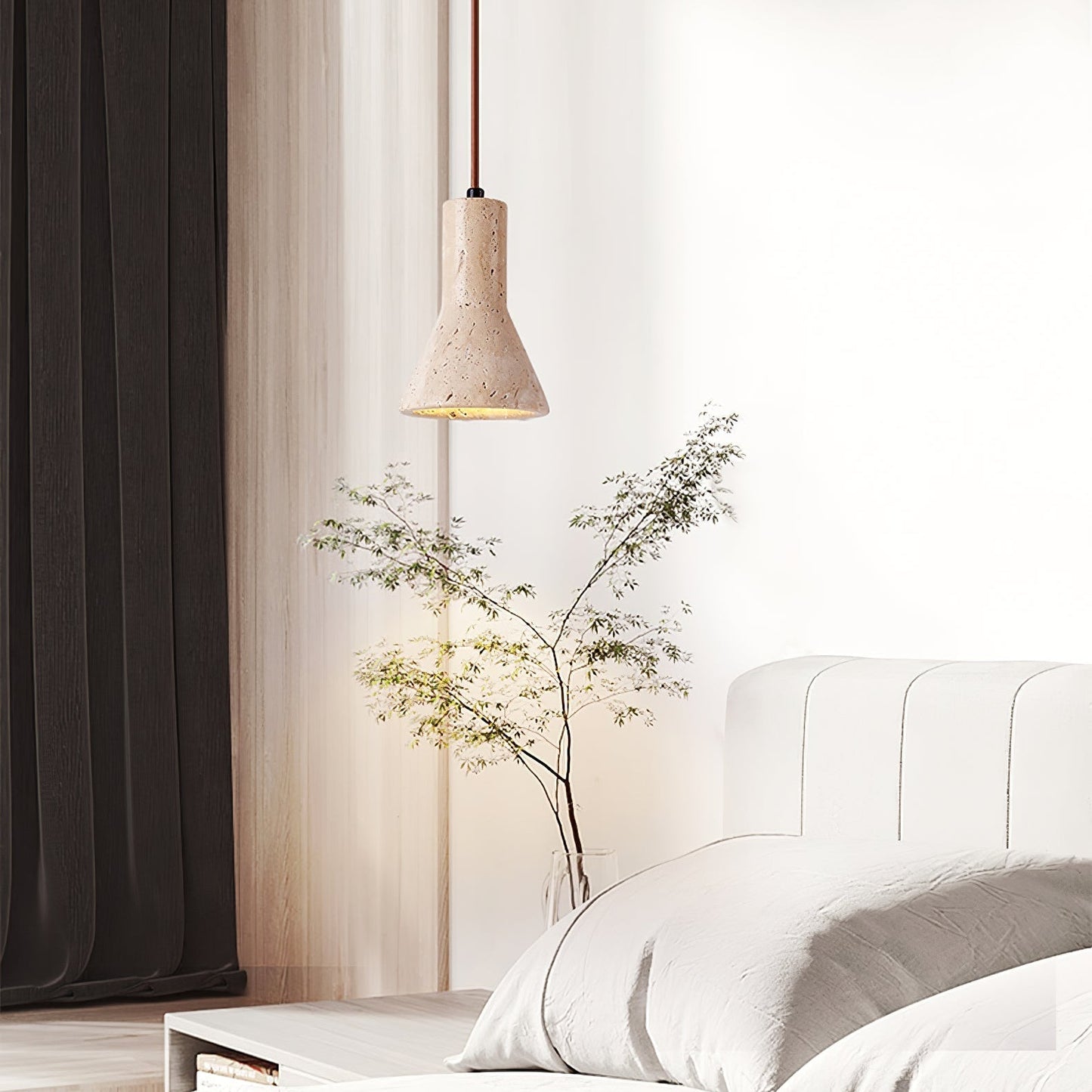 Zeryn - Travertine Stone Pendant Light