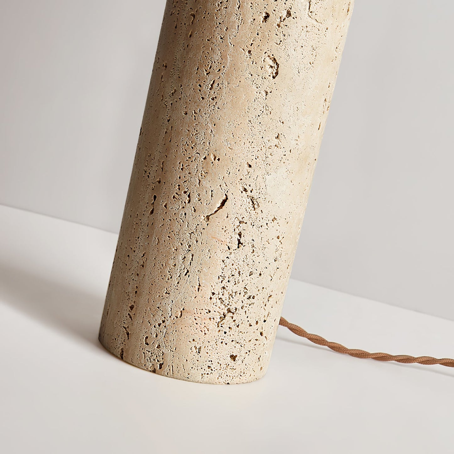 Nivra - Travertine Stone Table Lamp