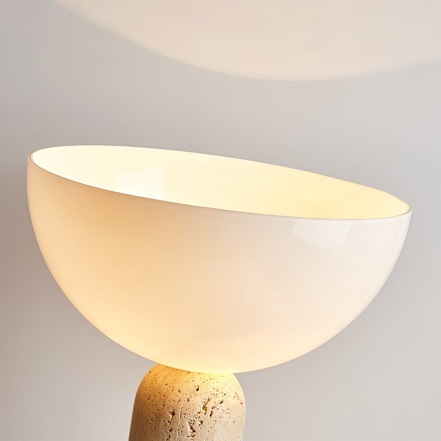 Nivra - Travertine Stone Table Lamp