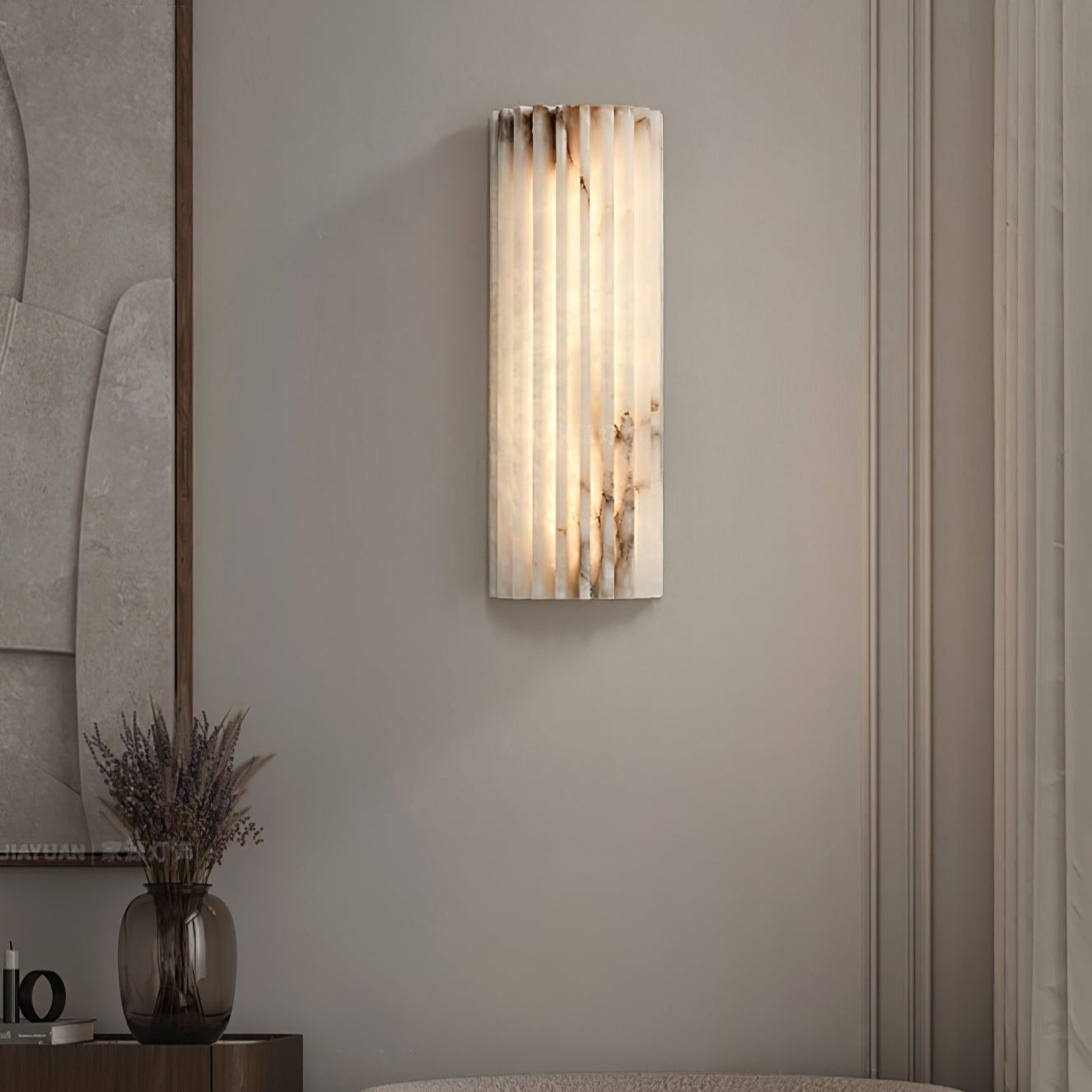 Ismera - Alabaster Wall Light