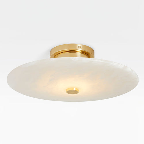 Sylva - Alabaster Semi-Flush Ceiling Light