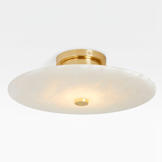 Sylva - Alabaster Semi-Flush Ceiling Light