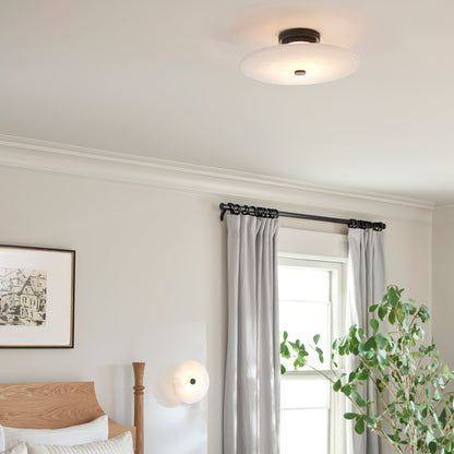 Sylva - Alabaster Semi-Flush Ceiling Light