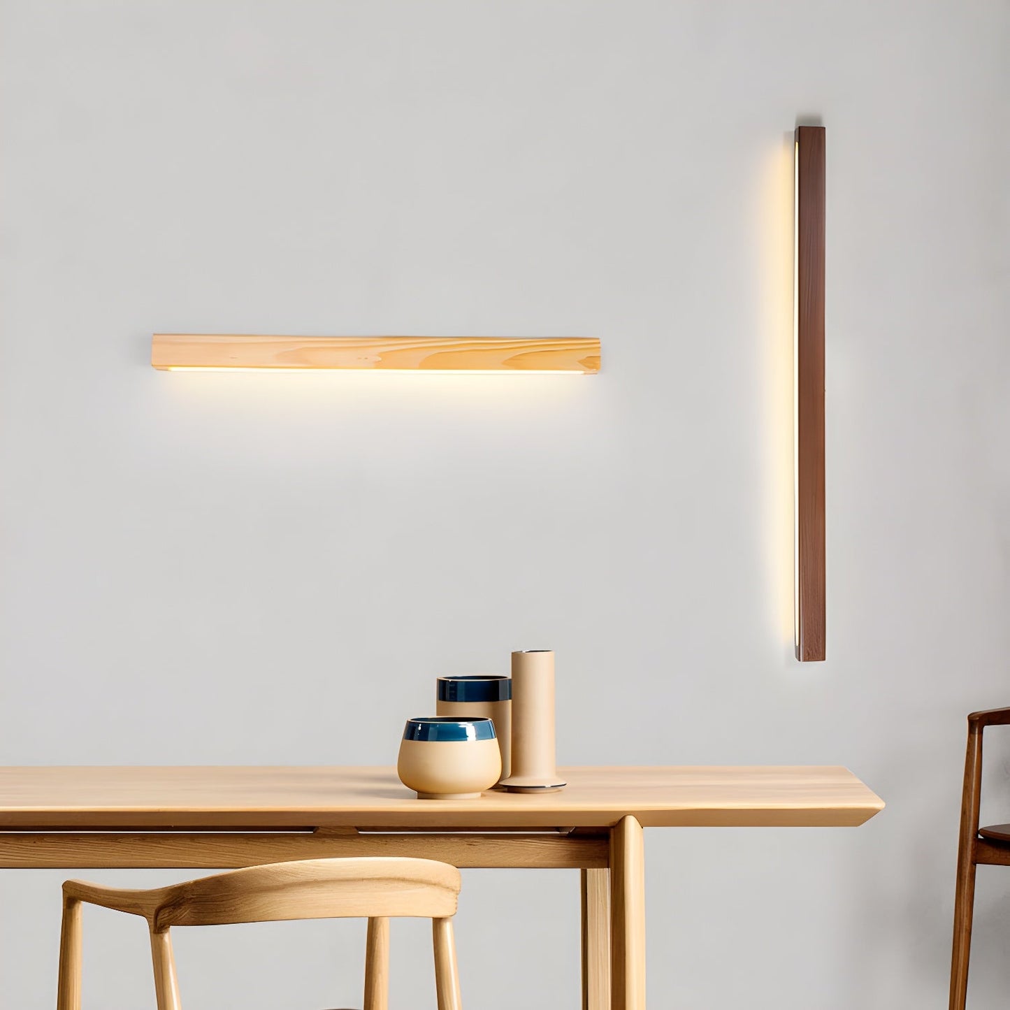 Kiyora – Linear Wood Wall Light