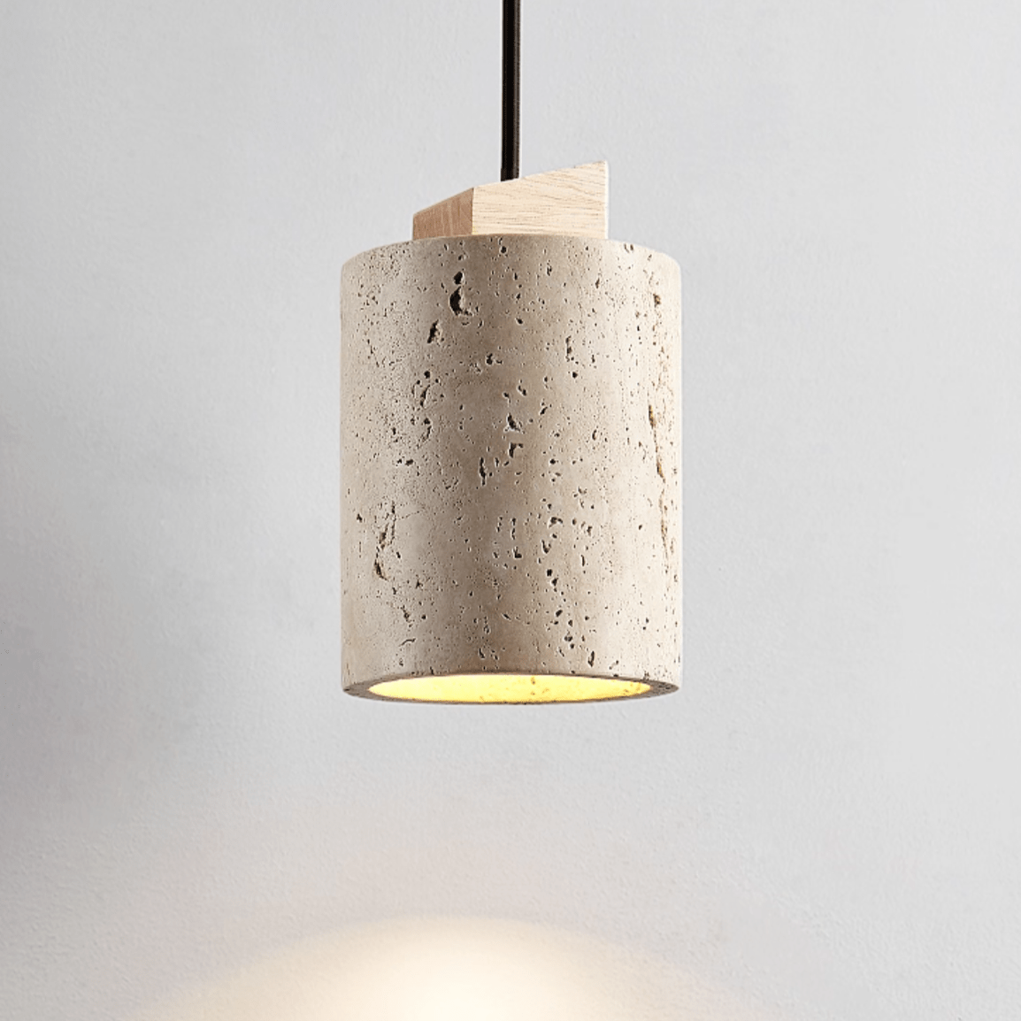 Vantora - Travertine Stone Pendant Light