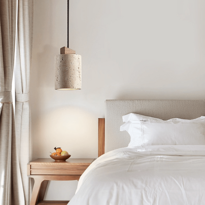 Vantora - Travertine Stone Pendant Light