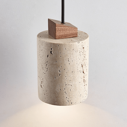 Vantora - Travertine Stone Pendant Light