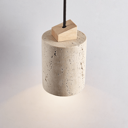 Vantora - Travertine Stone Pendant Light