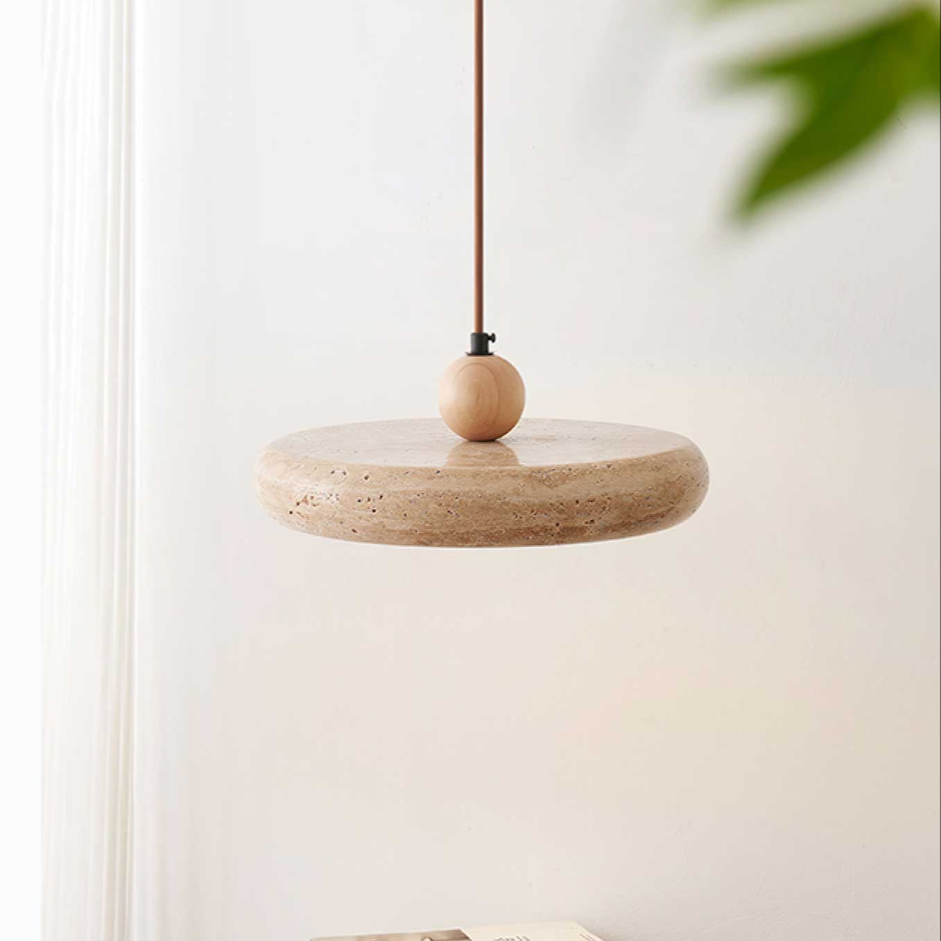 Tavra - Travertine Stone Pendant Light