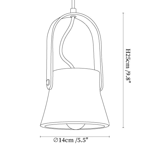 Saphira - Travertine Stone Pendant Light