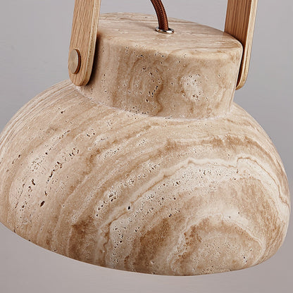 Saphira - Travertine Stone Pendant Light