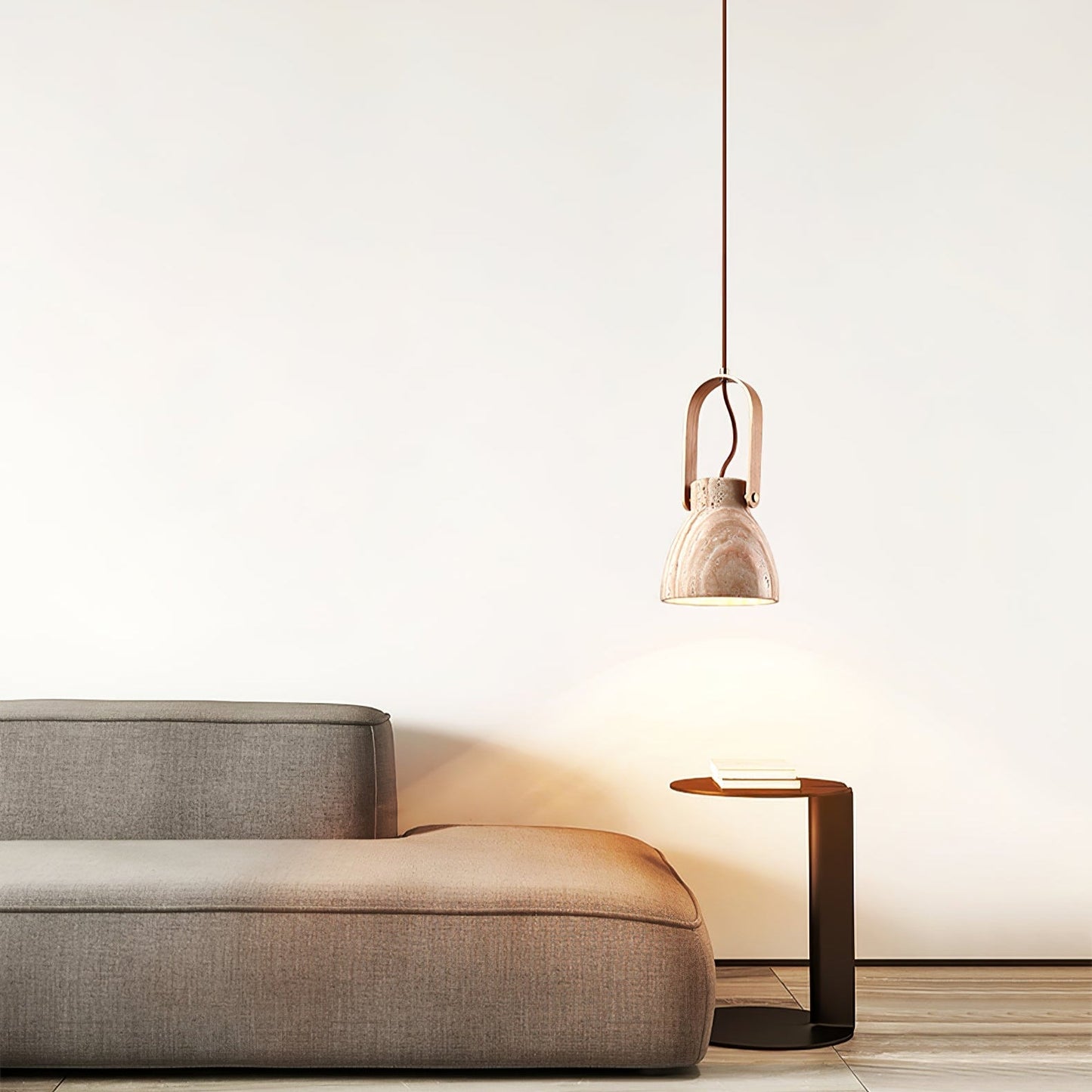 Saphira - Travertine Stone Pendant Light