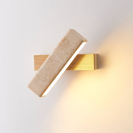Fenrik - Travertine Stone Wall Light