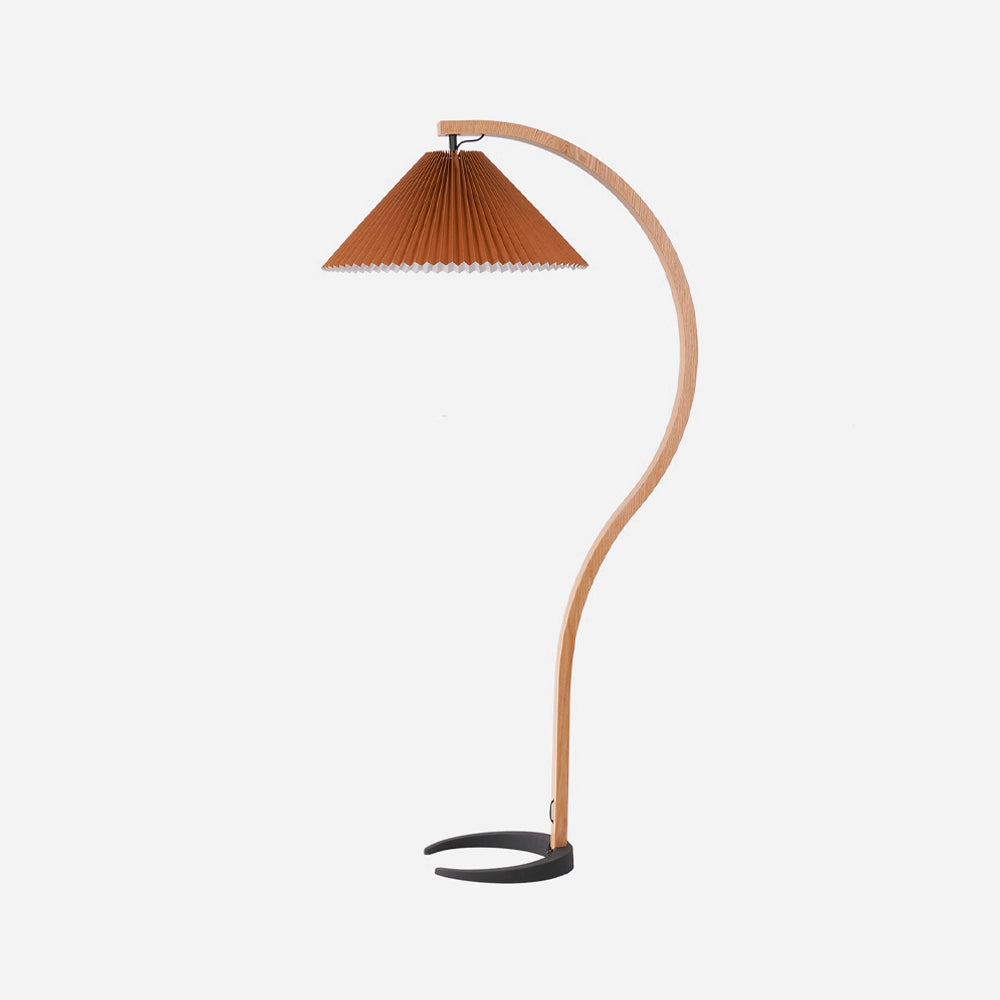 Veyron – Sculptural Wood Floor Lamp