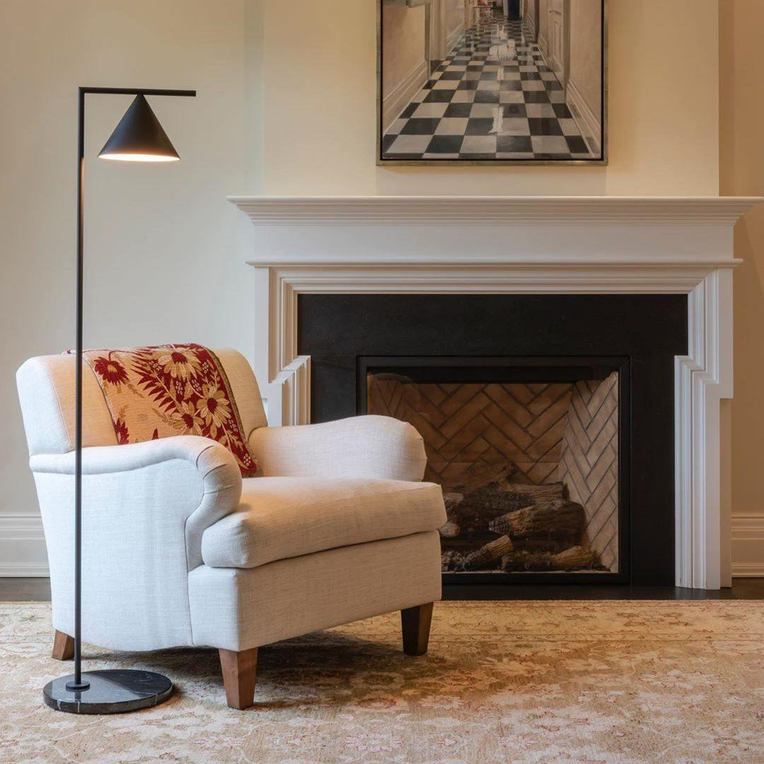 Marisole – Aluminium Marble Floor Lamp