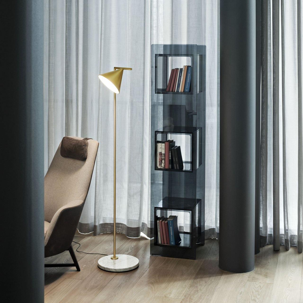 Marisole – Aluminium Marble Floor Lamp