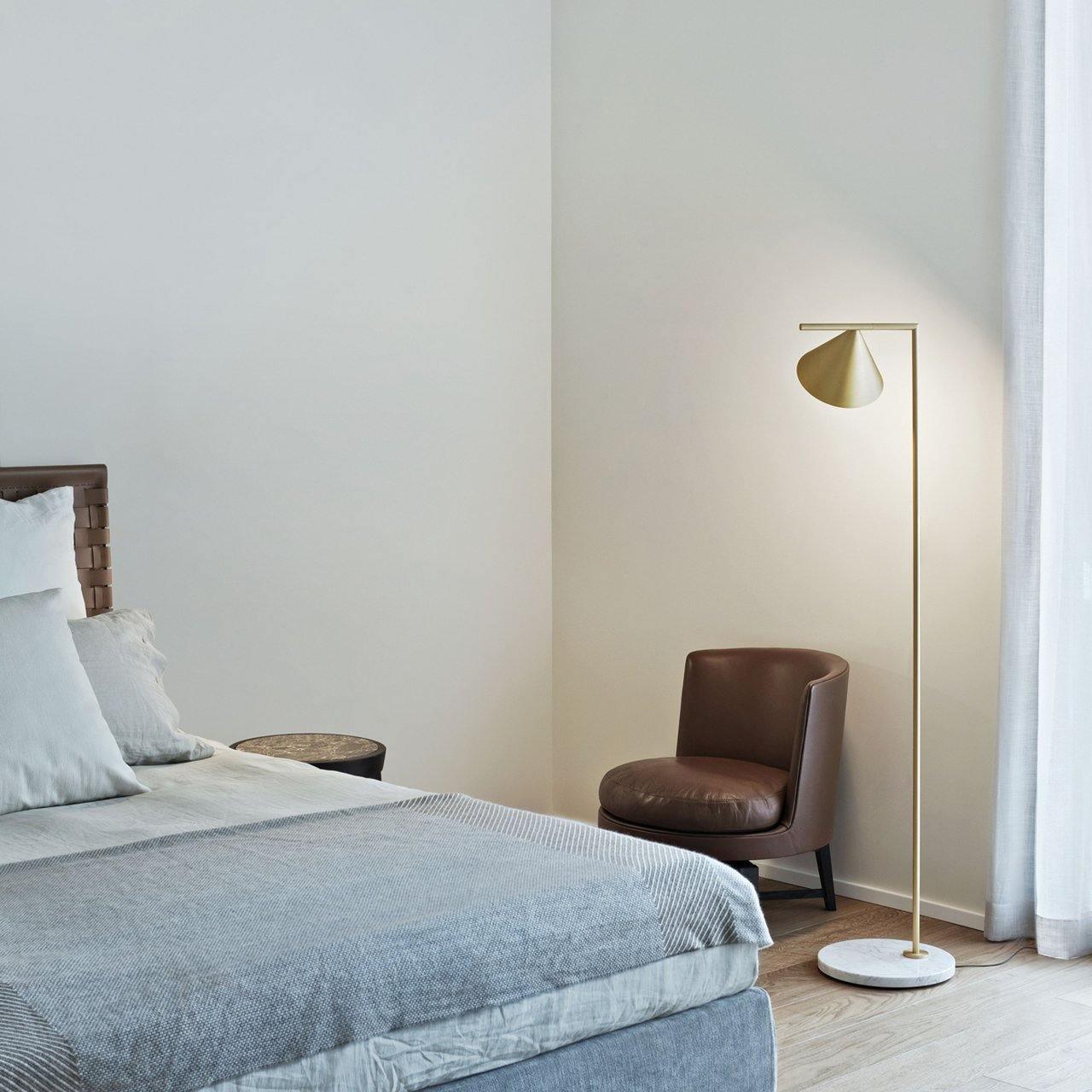 Marisole – Aluminium Marble Floor Lamp