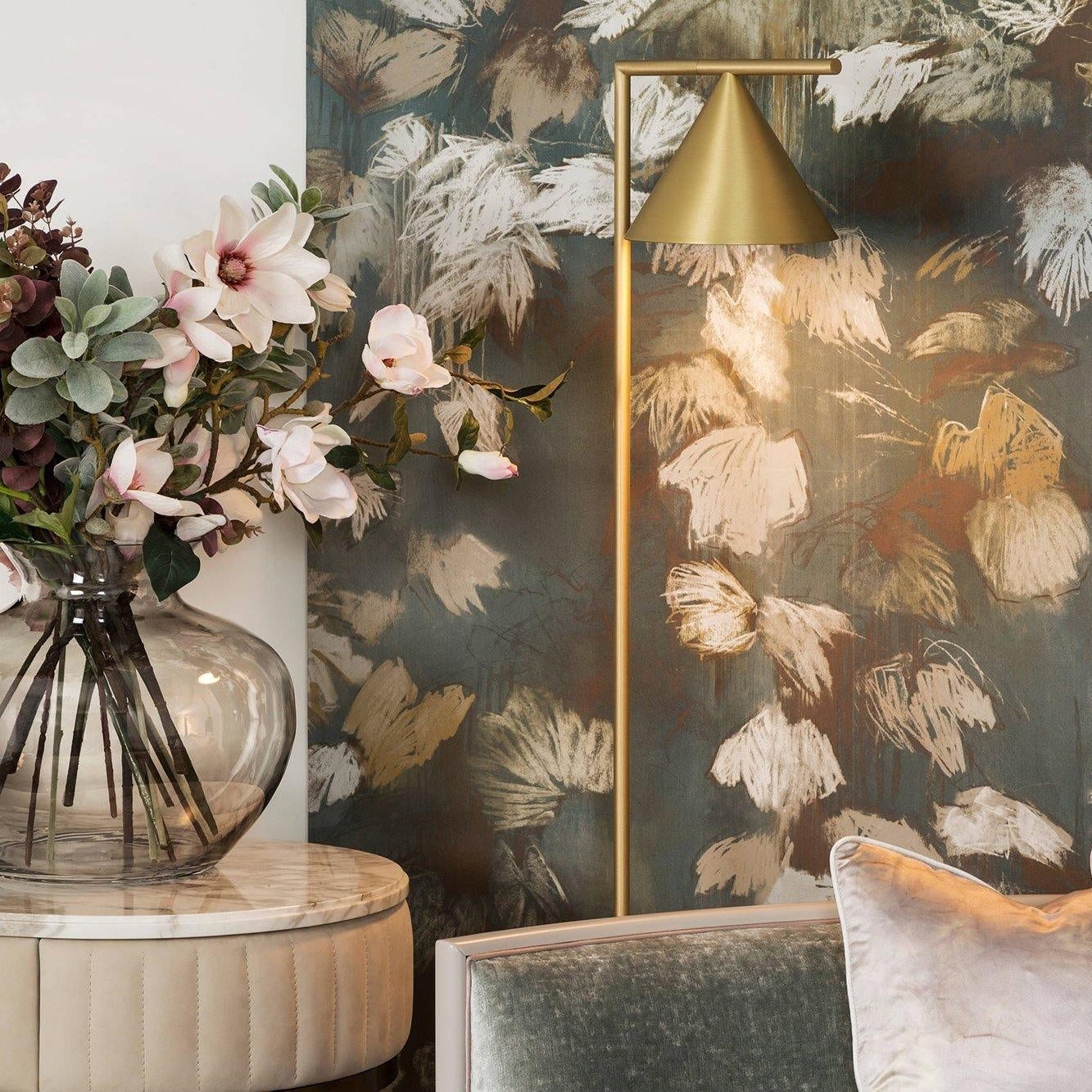 Marisole – Aluminium Marble Floor Lamp