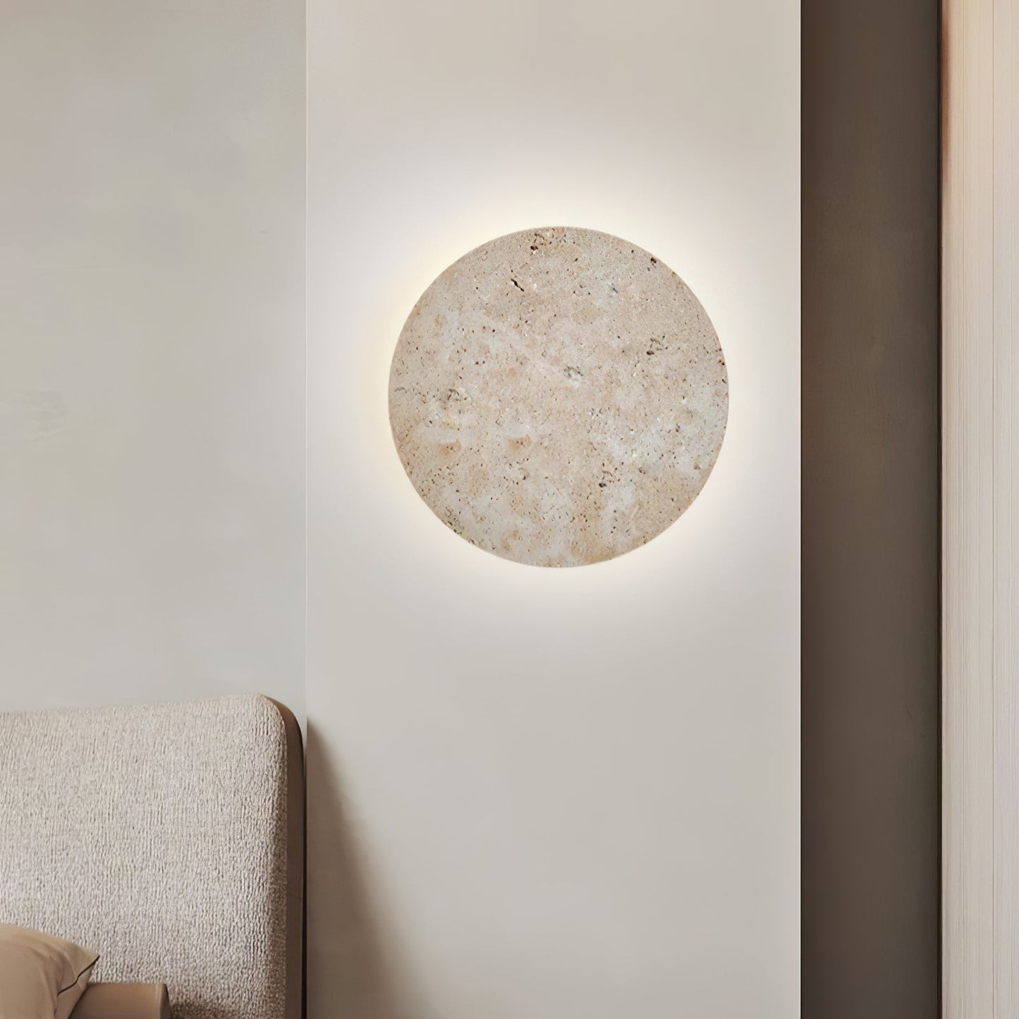 Calyria - Travertine Stone Wall Light