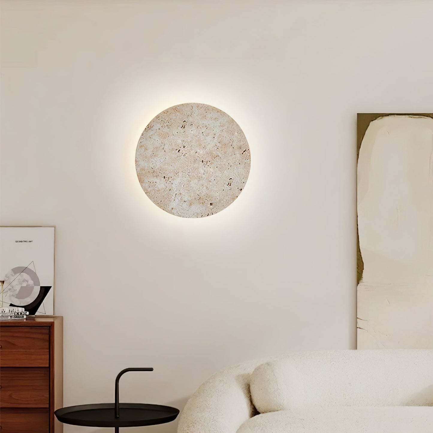 Calyria - Travertine Stone Wall Light
