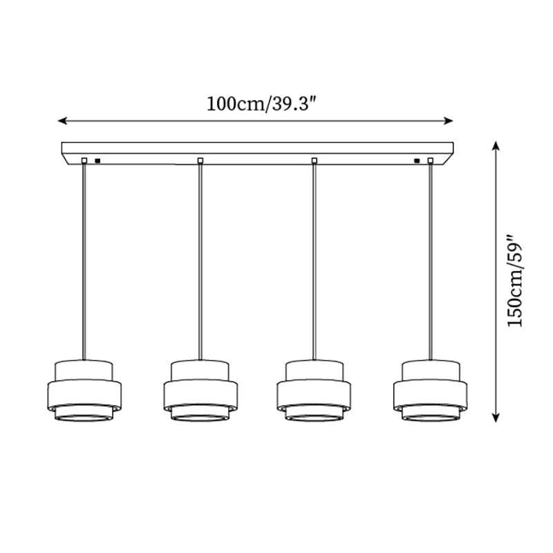 Sorra - Travertine Wood Pendant Light