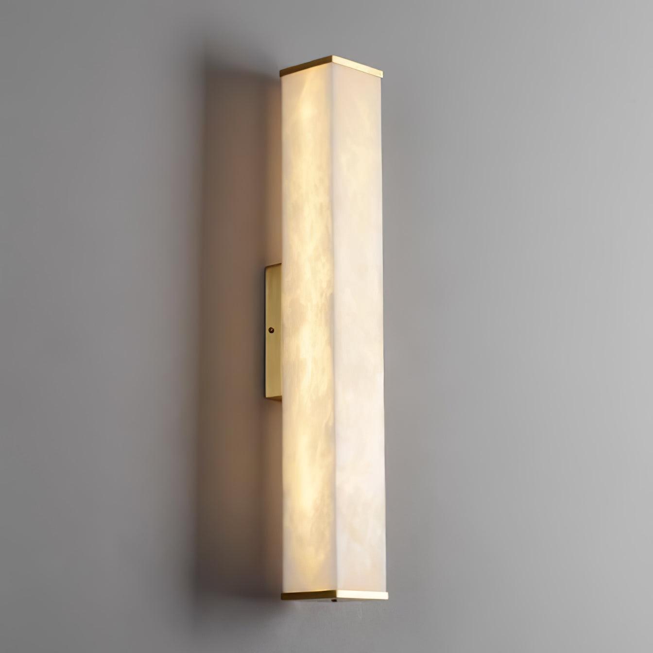 Orielle - Brass Alabaster Wall Light
