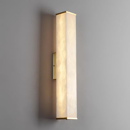 Orielle - Brass Alabaster Wall Light