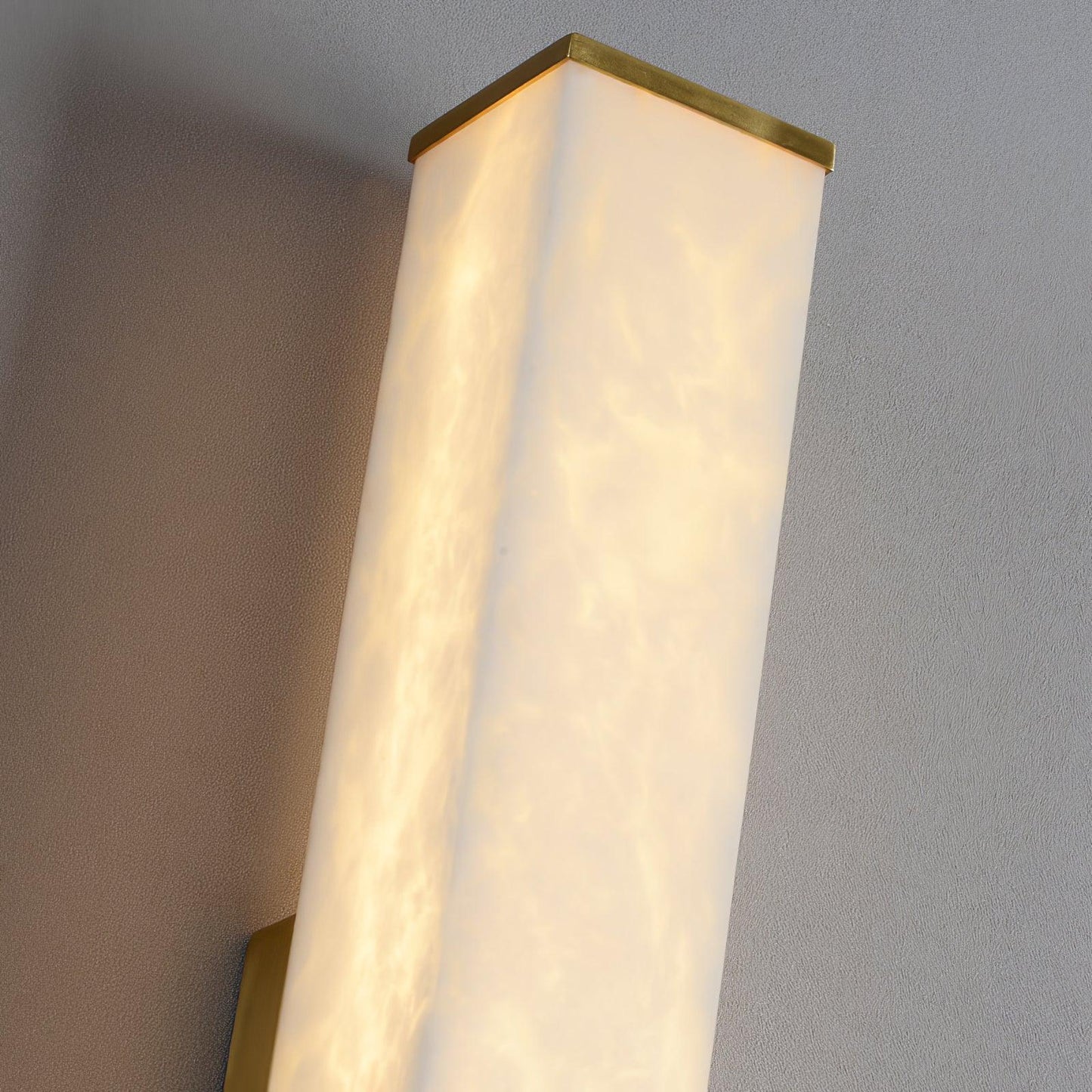 Orielle - Brass Alabaster Wall Light