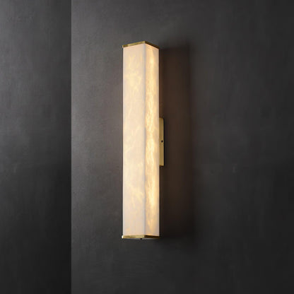 Orielle - Brass Alabaster Wall Light